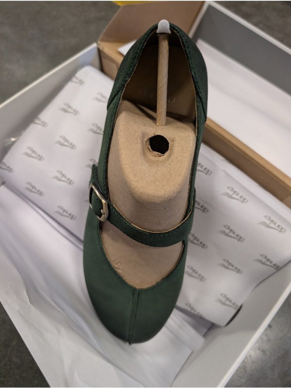 Dansko Mika Mary Jane Pine Burnished Suede Size Size US 9.5 EU 40 - Picture 3 of 7